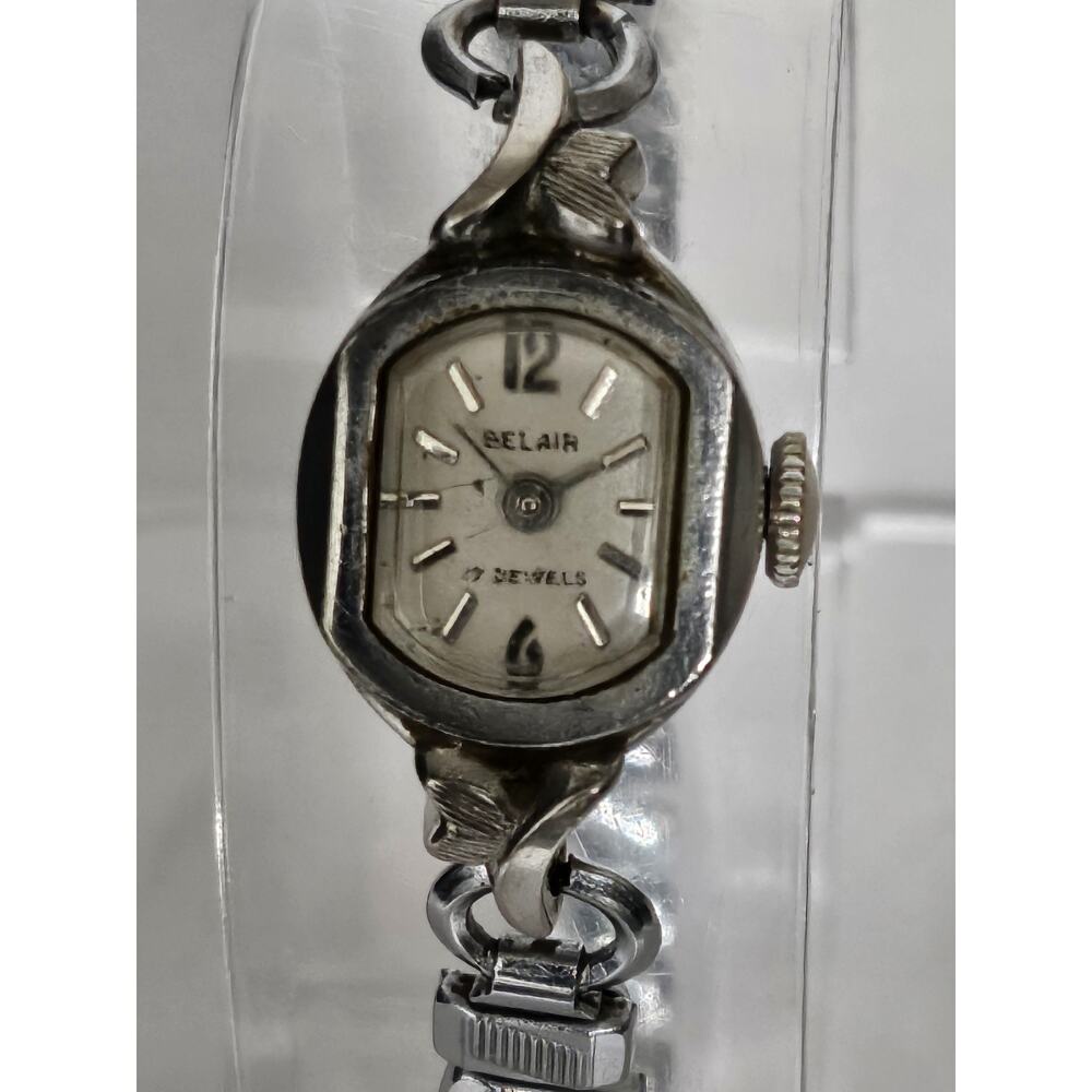 Vintage Ladies Belair 17 Jewels Manual Wind Expansion Band Running